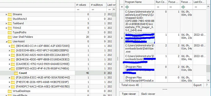 UserAssist Analysis