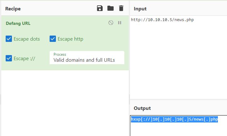 Decoded C2 URL Screenshot