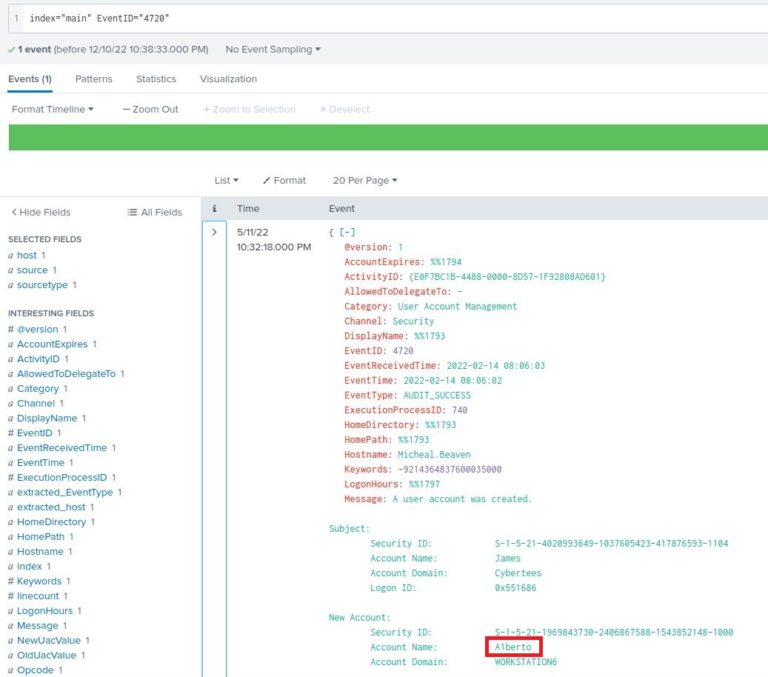 Backdoor User Screenshot