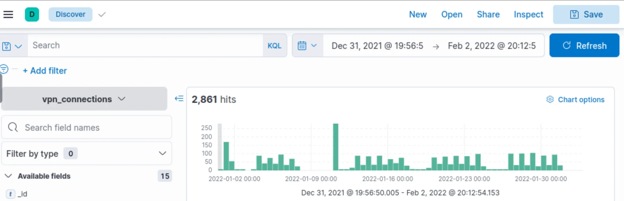 Filtered Hits Screenshot